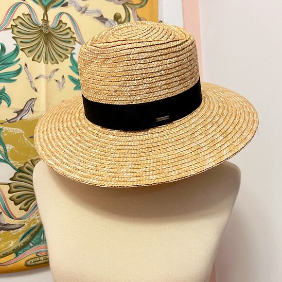 NWT Brixton Joanna straw hat in Honey Size Medium main image 4